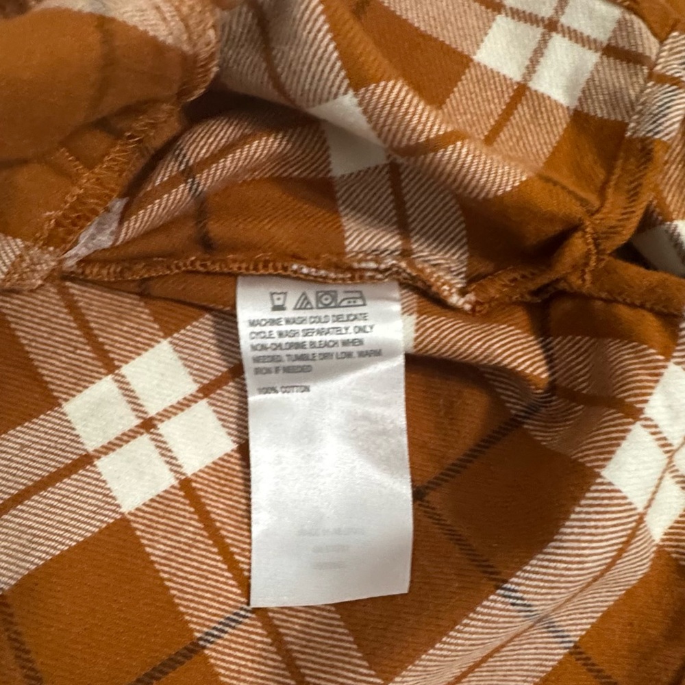 Joan Rivers ( Ginger) Petite 2x Wome Cotton Plaid Flannel - Picture 8 of 8